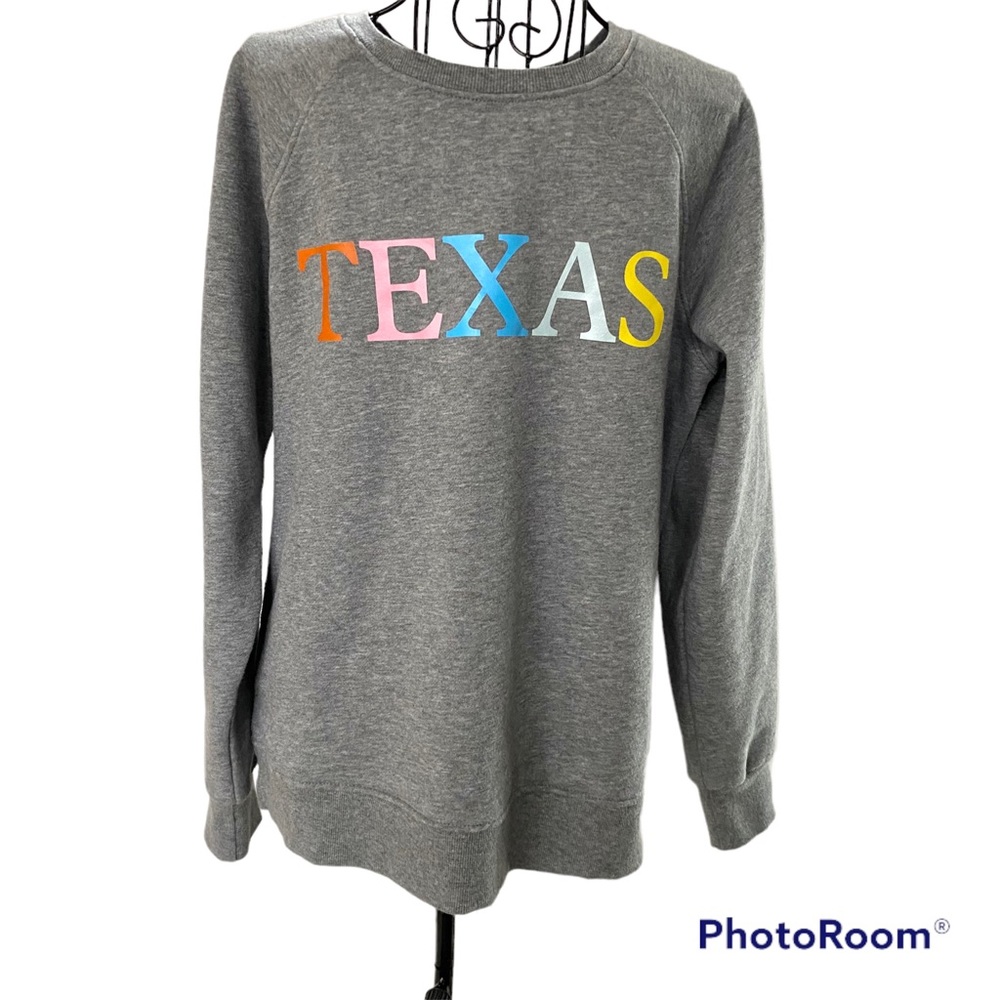 Time and Tru TEXAS Graphic Sweatshirt Size M 8-10